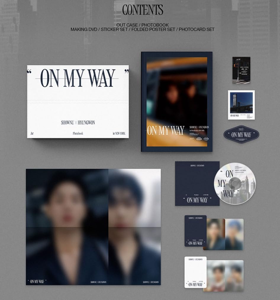 MONSTA X SHOWNU X HYUNGWON [ ON MY WAY ] 1st Photobook in NEWYORK