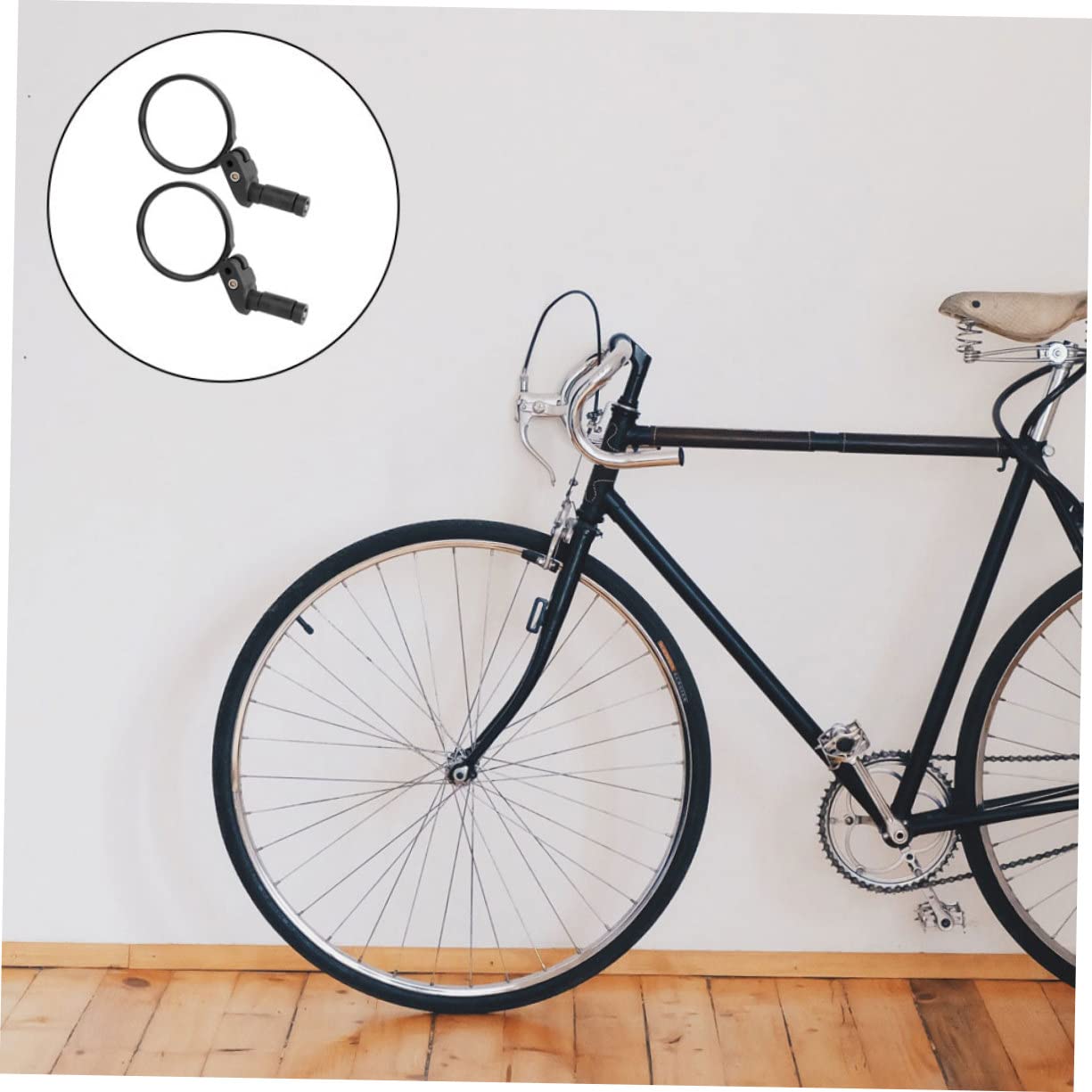 BESTonZON 2 Ensembles Rétroviseur De Vélo Réglable Rotatif Pour Guidon De Accessoire Pour Vélos De Montagne Électriques 2 Pièces * 2