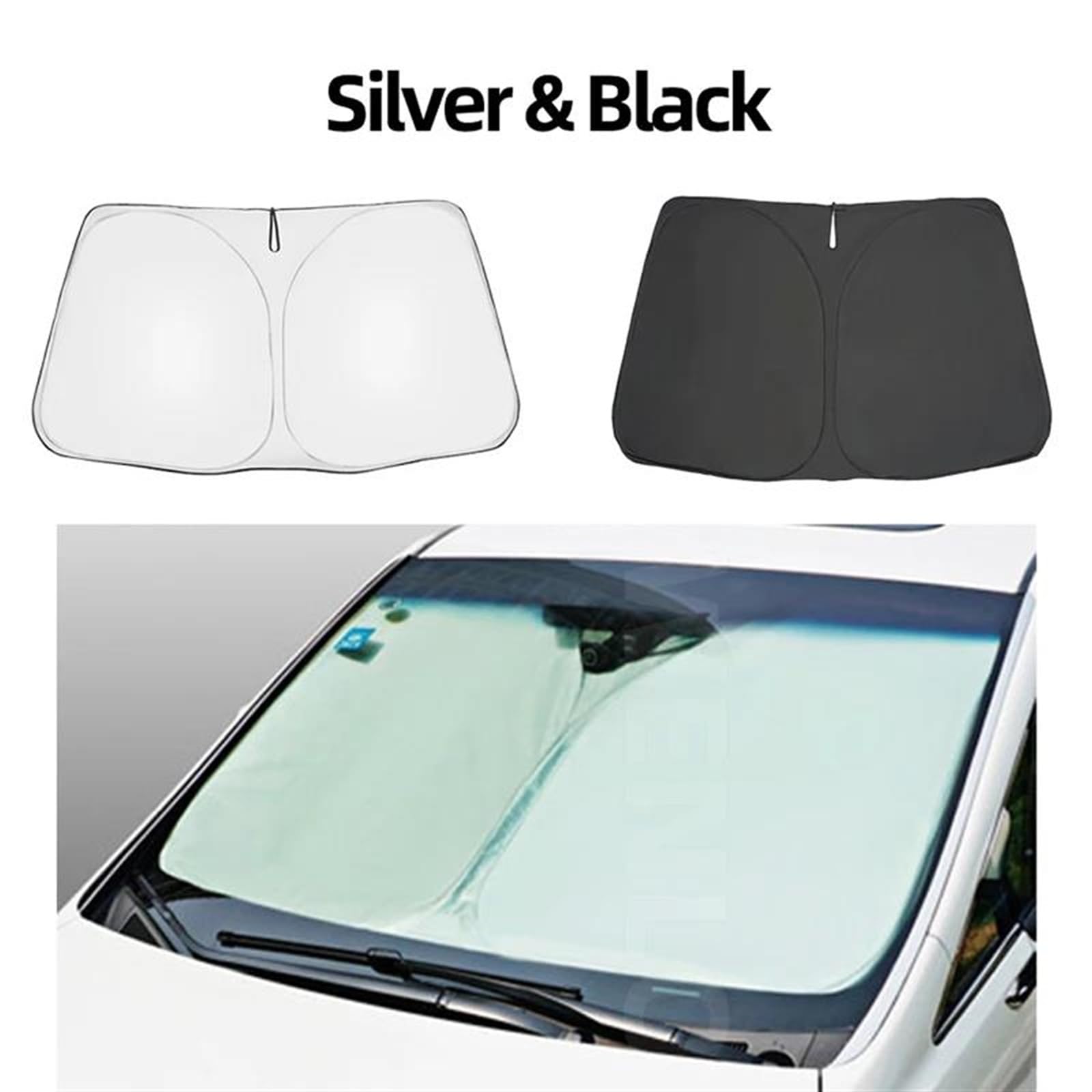 Parasoles Parasol Magnético Ventana Coche para Mazda 3 Sport Hatchback 2013-2019 Cortina Parasol Visera Red Protección Niños Coche Parasol(Front Silver)