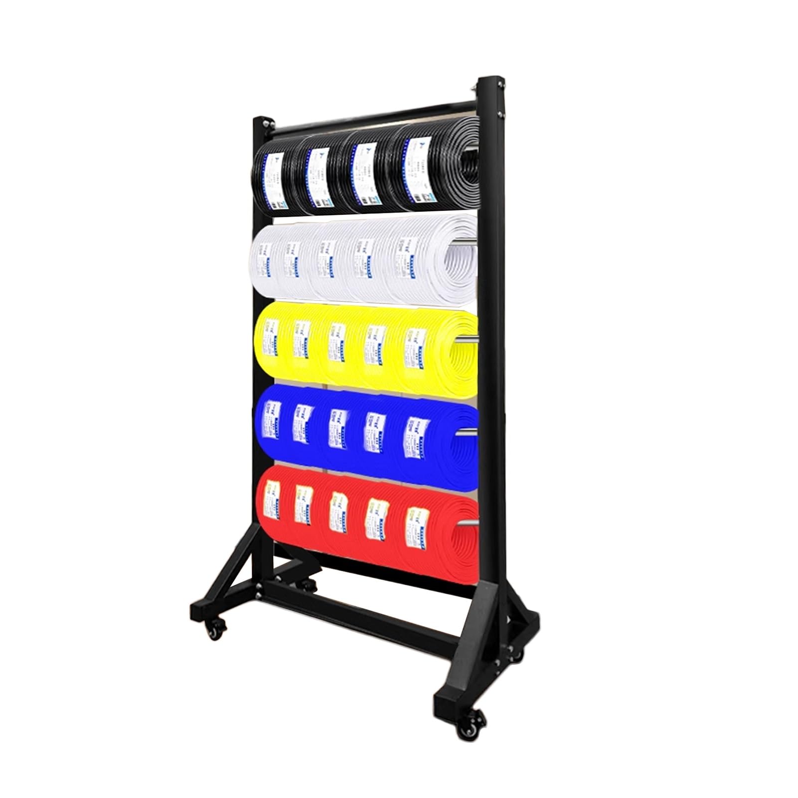 WDSOPK Cold Rolled Steel Wire Spool Holder - High Strength Wire/Cable Distributor - Conduit Display And Storage For Electrical Industrial And Retail Use (160x70x50cm)