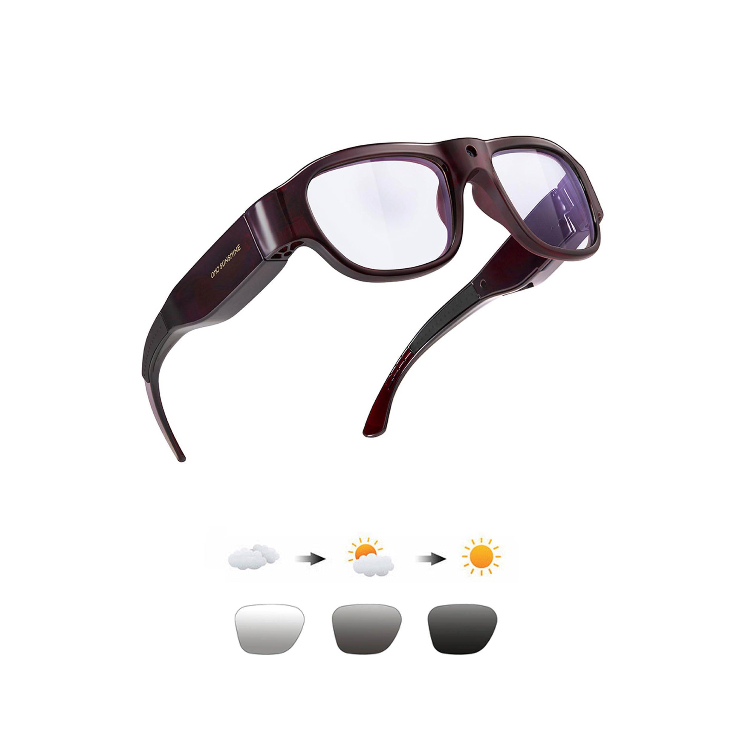 Amazon.com: OhO sunshine Full HD Camera Sunglasses, Record-While