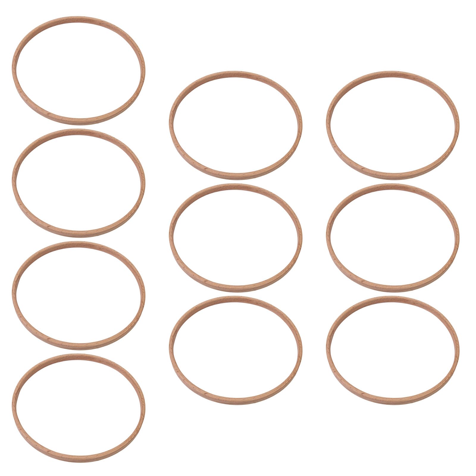 Wood Floral Hoop Wreath 10Pcs Wood Floral Hoop Rings for Wedding Wreath Wall Hanging Decoration Dream Catcher Art Craft