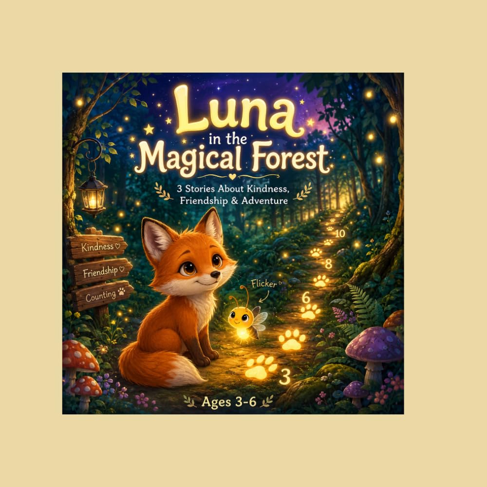 Luna in the magical forest: Three gentle stories about kindness, friendship, and learning through wonder
