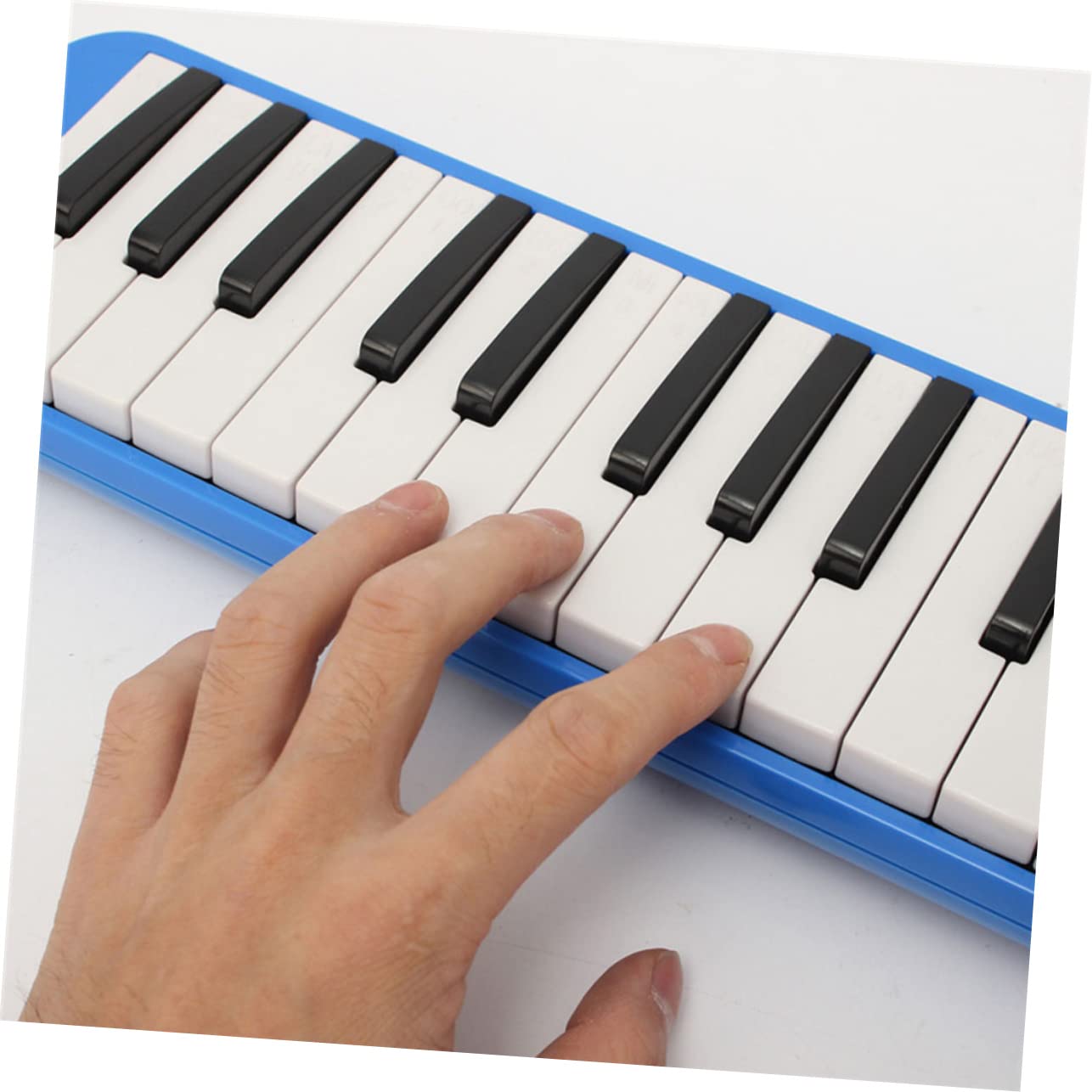 Melodica 32 Tasti Portatile per Principianti e Studenti Blu | Lega, Facile Assemblare e Usare, Borsa Inclusa per Trasporto, Adatta Agli Appassionati di Musica