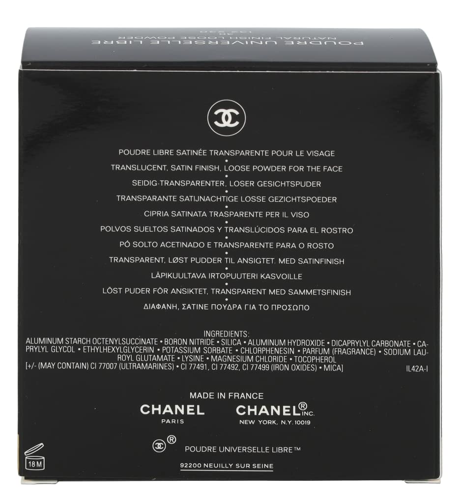 Chanel Poudre Universelle Libre Poudre Libre Fini Naturel 30 Naturel, 30 g Vanilla