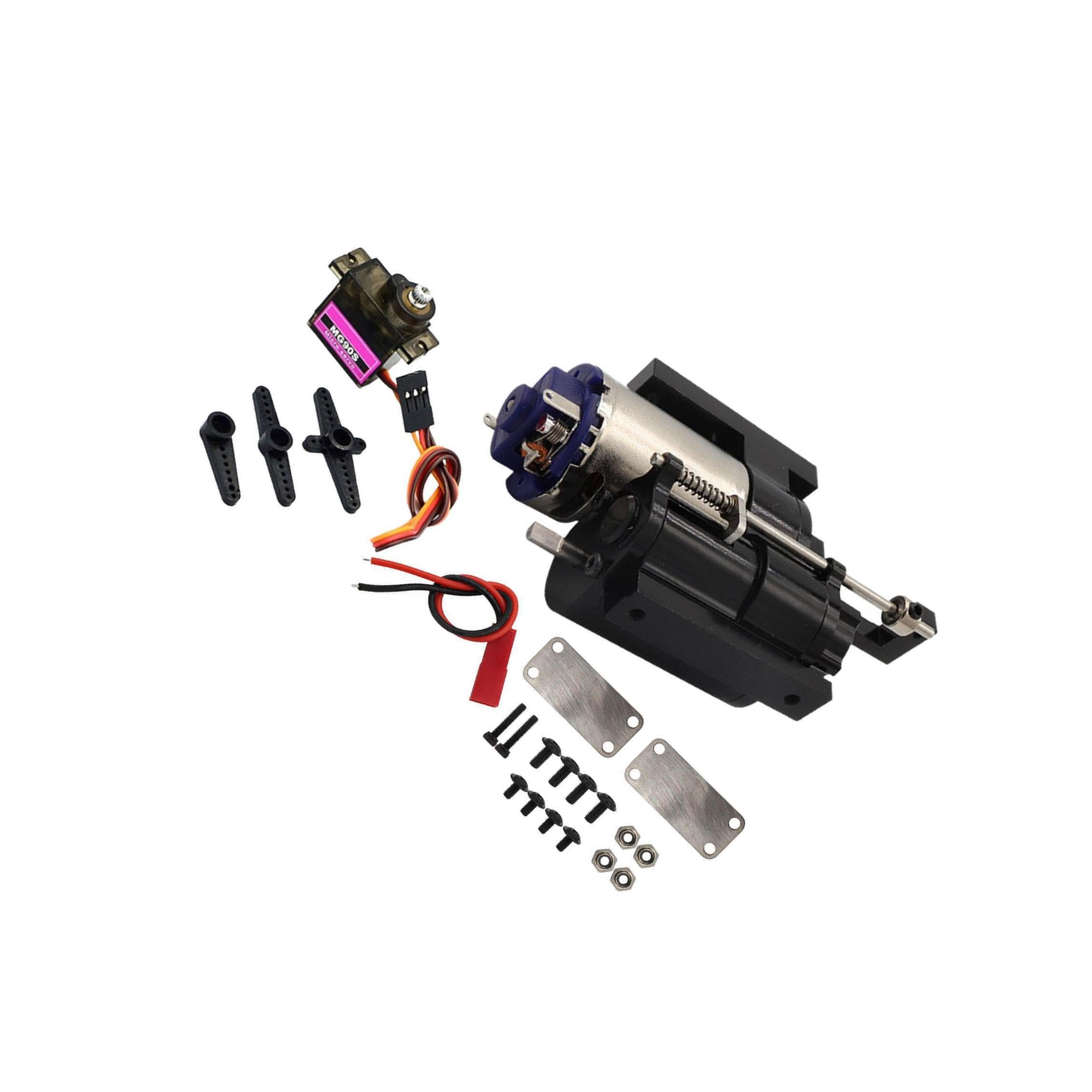 Parti di auto RC di facile installazione con supporto motore in metallo e accessorio di aggiornamento della trasmissione per hobbisti 1/12 112