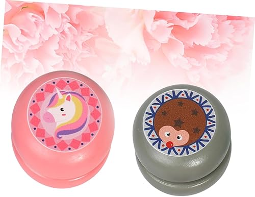 Miniatura 7 de 2 unids Juguetes para niños Yoyo para niños Principiante Yoyo Madera Yoyo Juguete Yoyo Juego de dibujos animados Yoyo Juguete Niños Yoyo Juguete -
