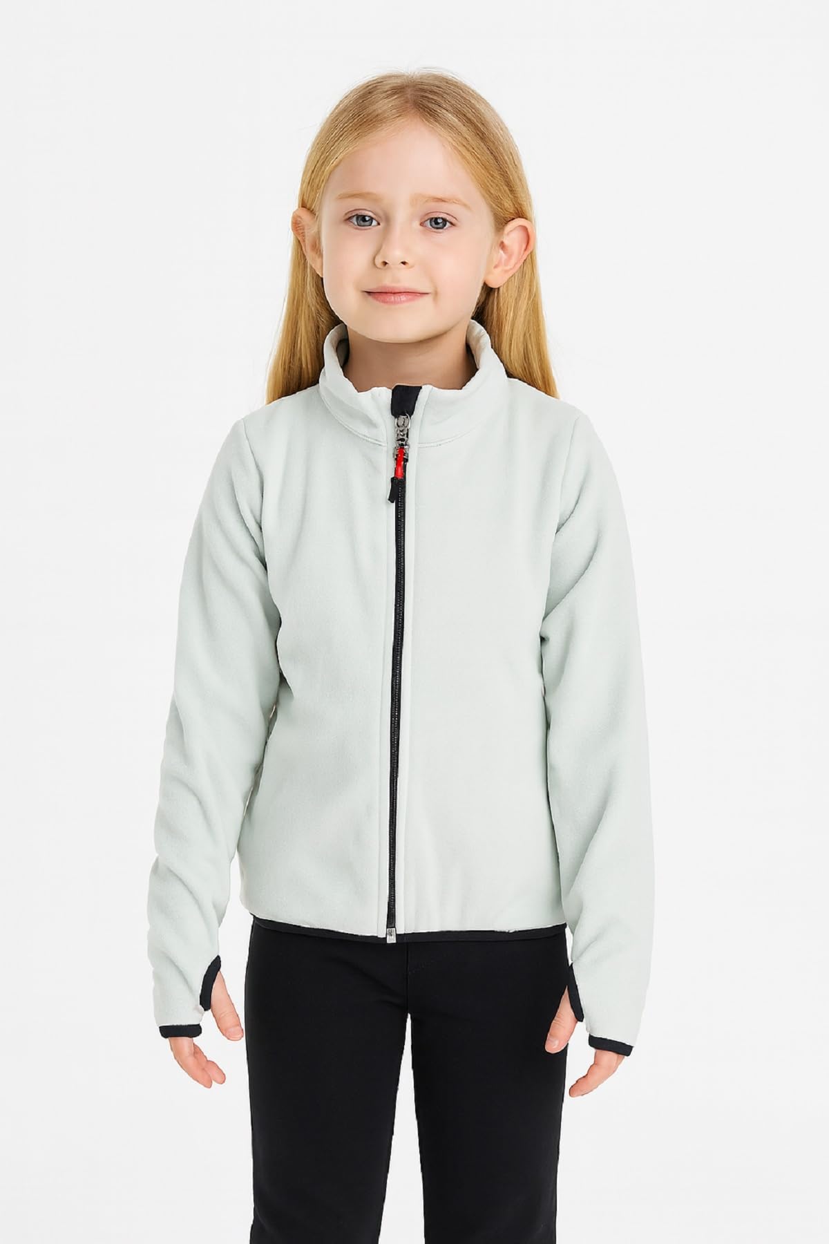 Monox Çocuk Unisex Parmak Geçmeli Polar Ceket