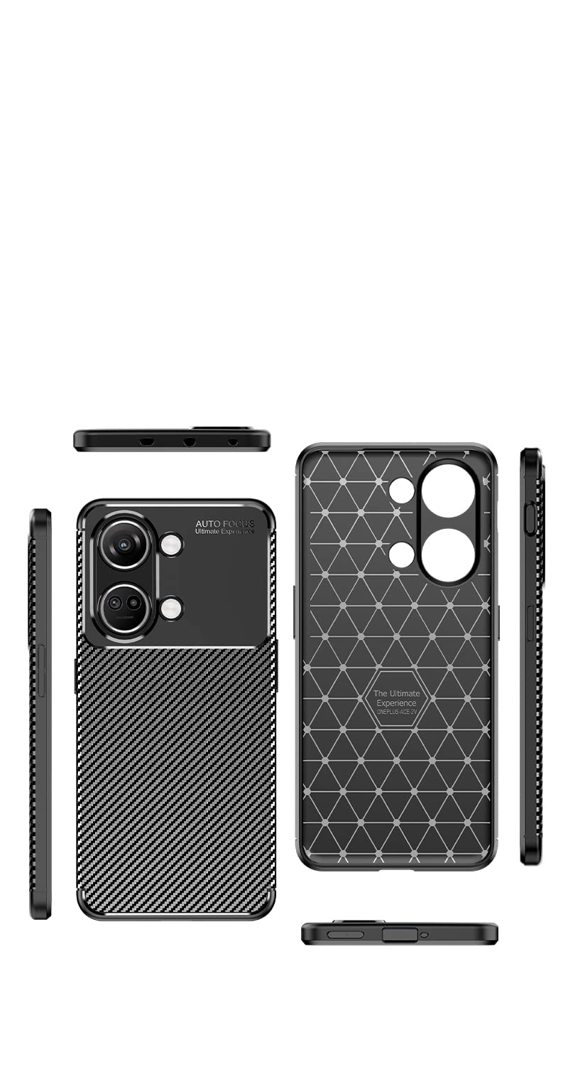 KJYF Cover Per OnePlus Nord 3, 2 Pezzi Di Silicone Morido, Antigraffio E Antiurto, Custodia Sottile Trasparente Opaco