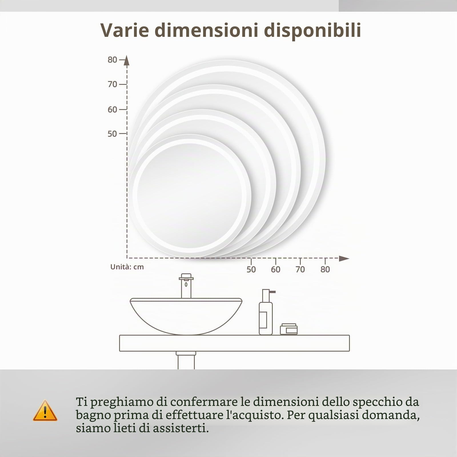 Dripex Rotondo Specchio da bagno con illuminazione 70cm Luce Specchio con altoparlante Bluetooth Anti-Nebbia Led Specchio Bagno con 3 Temperature Colore e Dimmerabile Smart Touch IP44