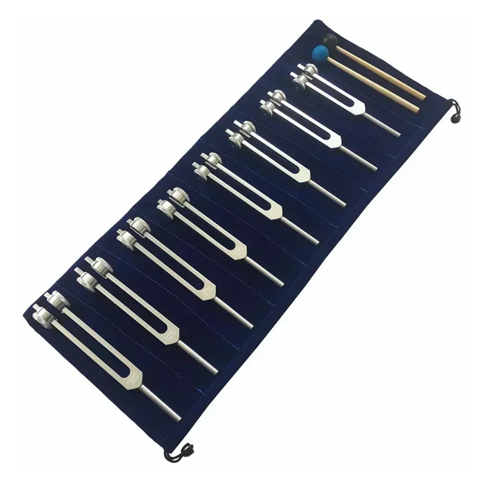 Stimmgabel Heilung Silberner Stimmgabelsatz