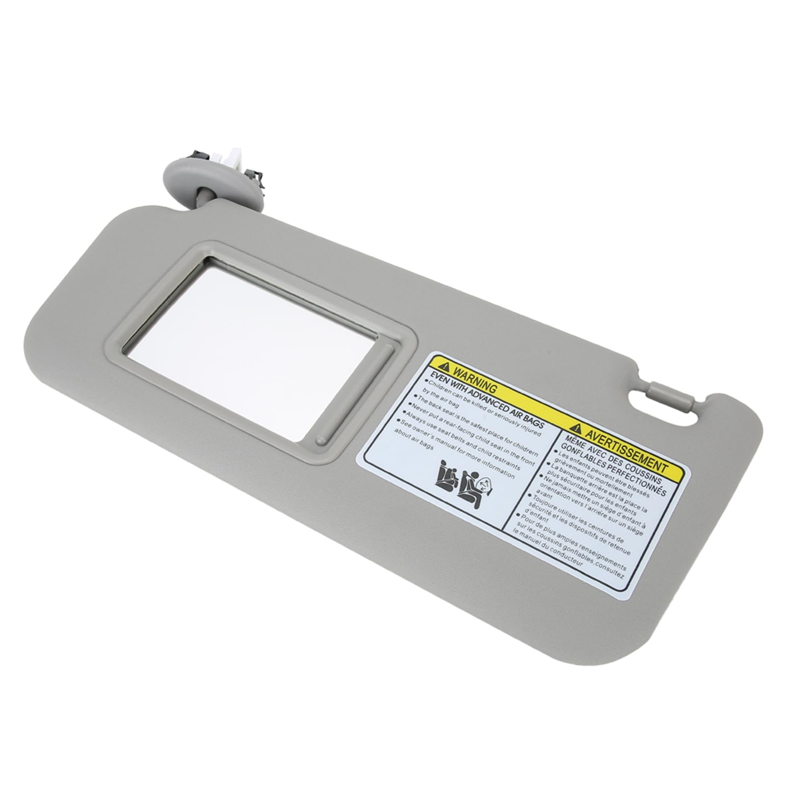 Dioche Pare-soleil gauche côté conducteur gris pour spécifications OE 2006 – 2009, test de matériaux, pièces de voiture et de camion