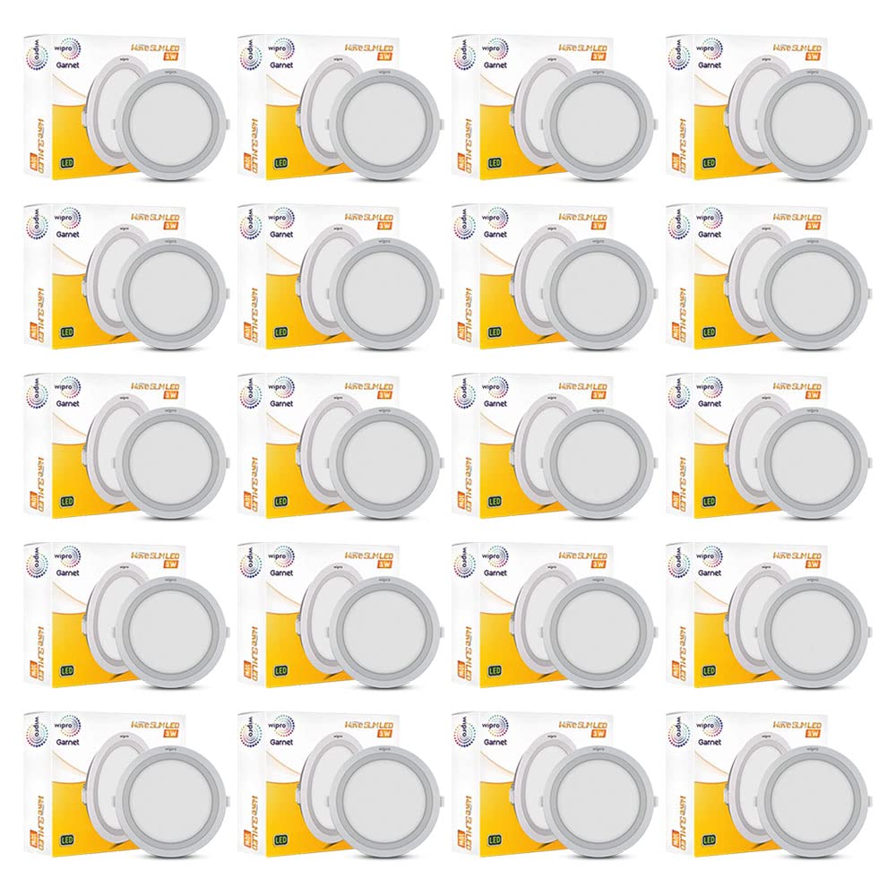 Wipro Garnet LED Wave Panel Lights - Warm White -10
