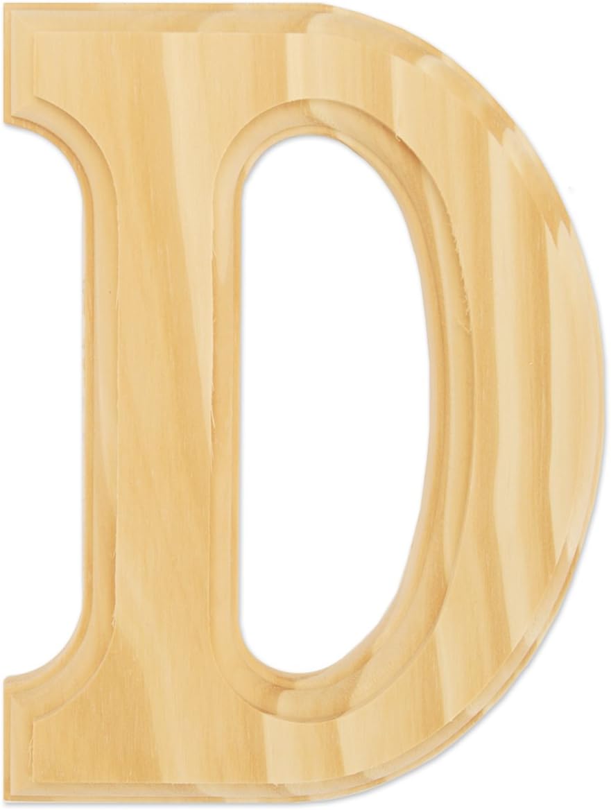 Wood Letters 6" -Letter D