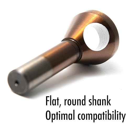 Miniatura 4 de Broca avellanadora de un solo extremo de acero cobalto de 1 pulgada con acabado de revestimiento de cobalto para madera de metal duro, 90 grados M35