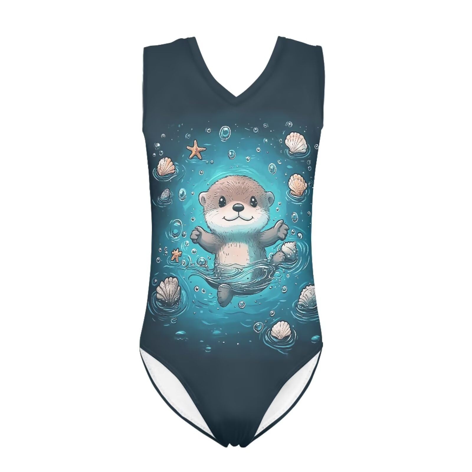 ZFRXIGN Leotards for Girls Gymnastics 3-14 Years Kids Dance Clothes Summer Beachwear