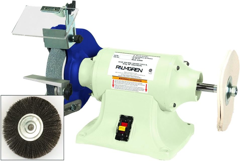Palmgren 6" 1/3HP 115/230V grinder buffer