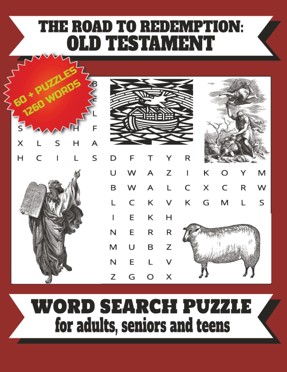Old Testament Word Search: Word Search With Easy To Read Print About the Bible, Old Testament, Origin of Humanity and More | 8.5x11 inches, 140 pages ... for Vacations, Holidays and Bible Study Times