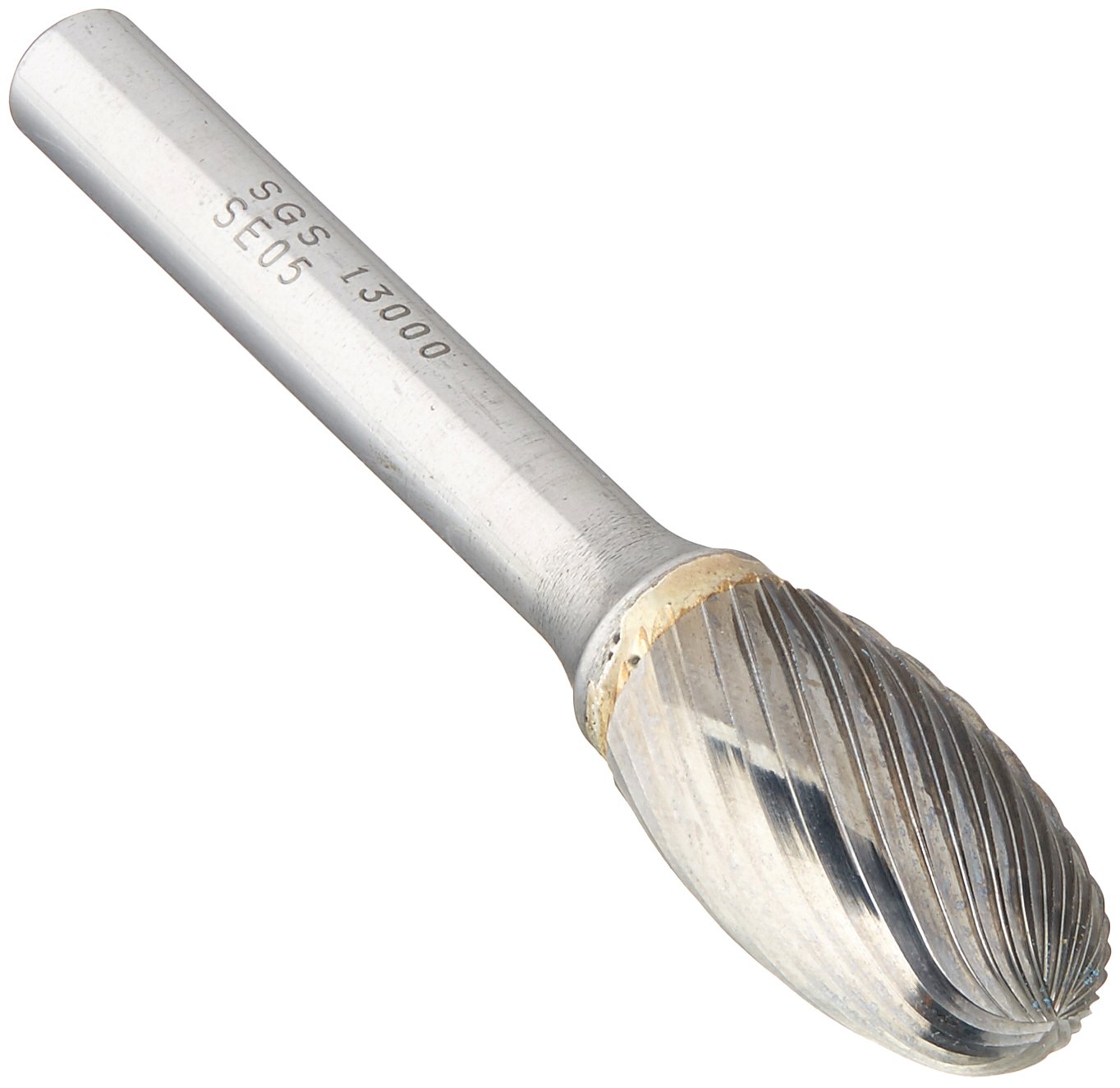 Sgs Tool Company 13000 Se-5 Carbide Bur 1/2 Diameter 1/4 Shank Diameter