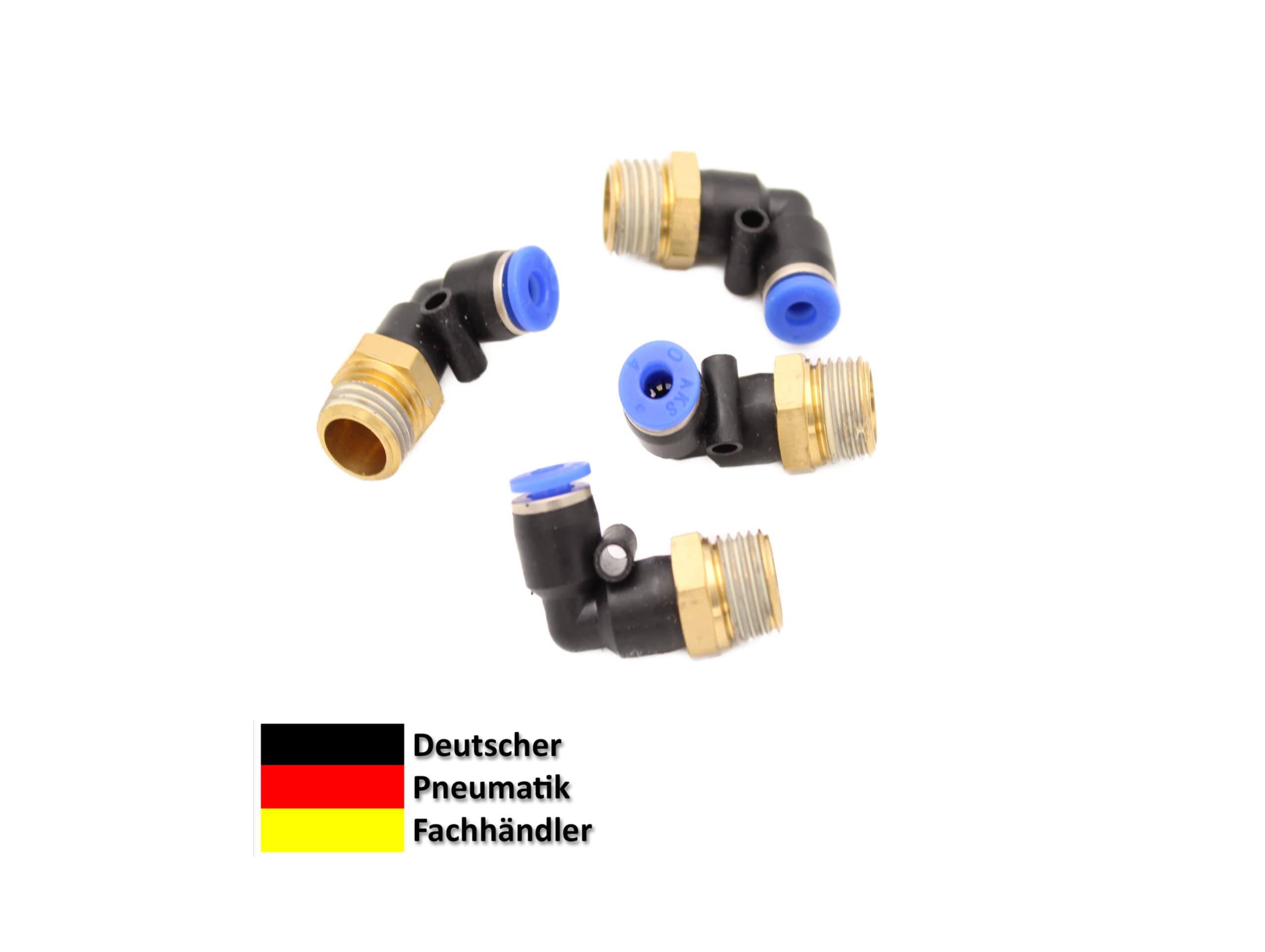 Lot De 2 Raccords Pneumatiques Coudés, Droits, Type Y, Type T