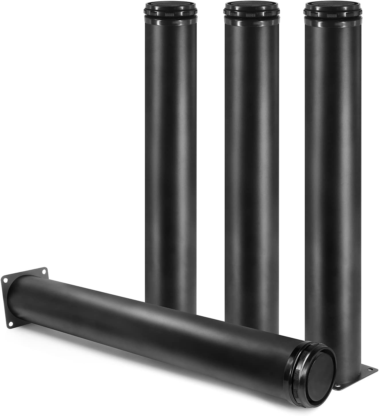 Masendelk 14 Inch Metal Furniture Legs Stainless Steel