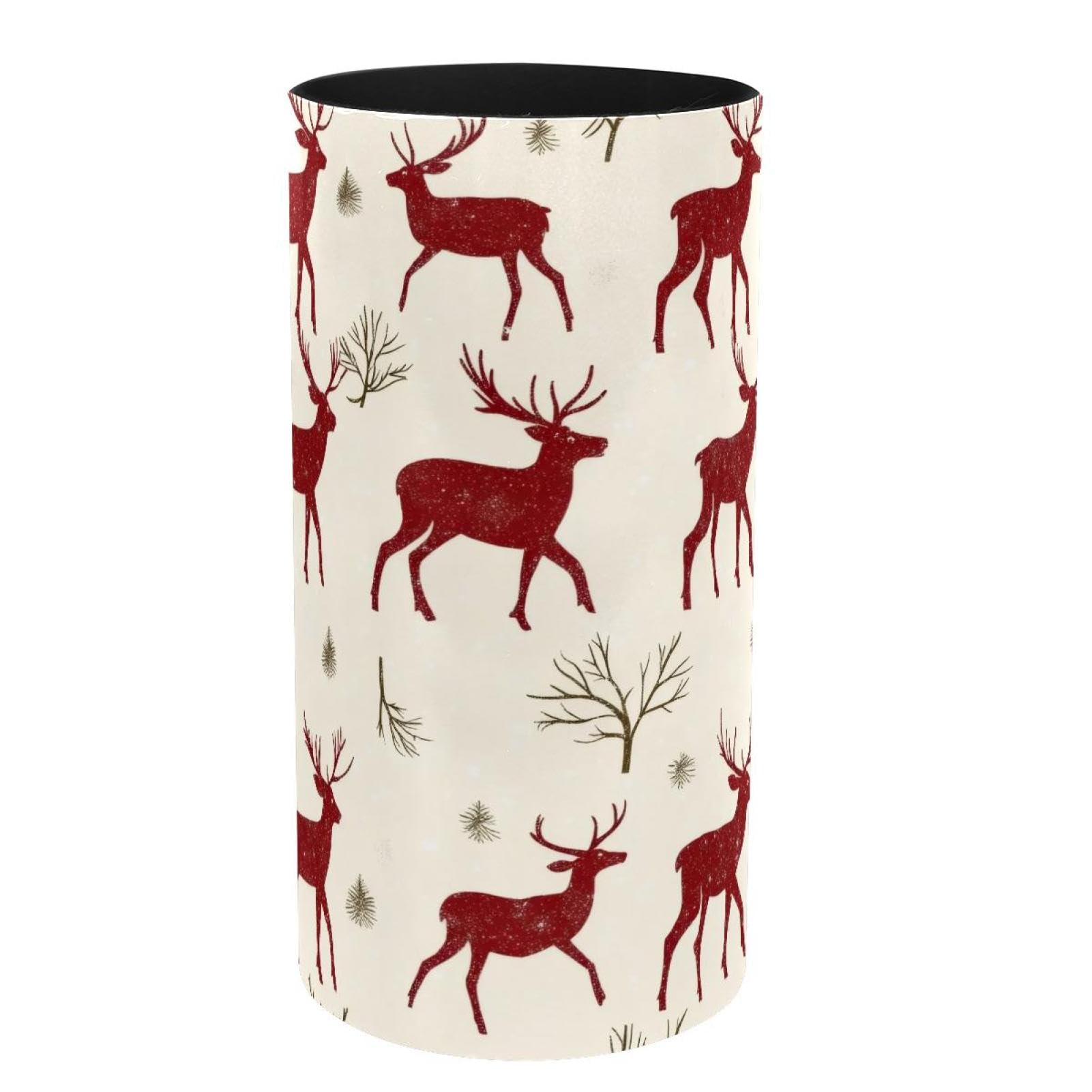 Boîte à musique élan rouge de Noël pour ranger un bureau encombré en métal