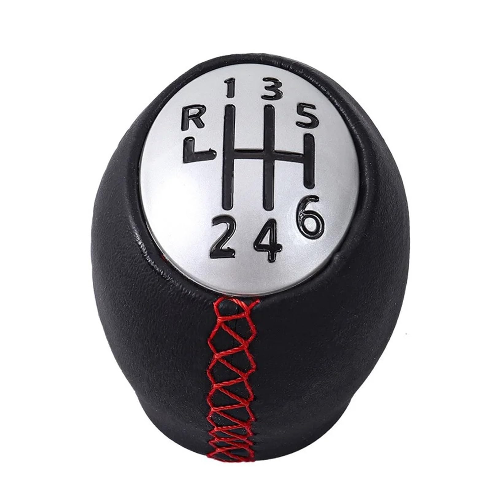 SAUANMNKTP Gearshift Knob for Nissan Interstar 6 5 Speed Gear Shift Knob(L015-red-6speed)