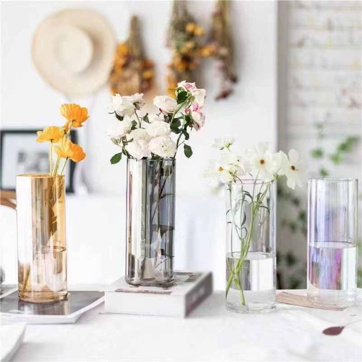 大きなガラス花瓶　　高さ71㎝　特大サイズ　フラワーベース 6701_pop8.jpg