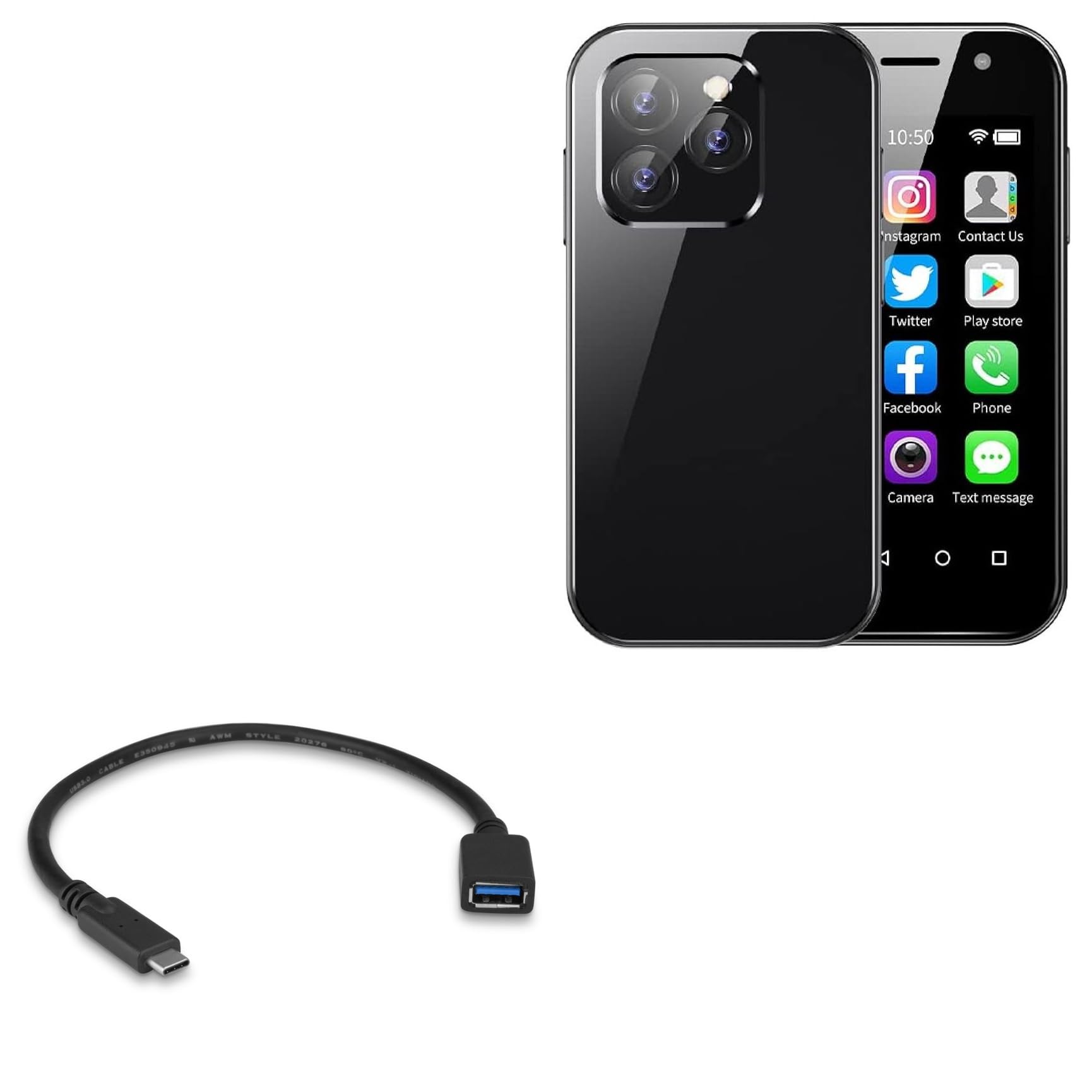 Boxwavecable Compatible With Sudroid Xs14 Pro Usb Expansion