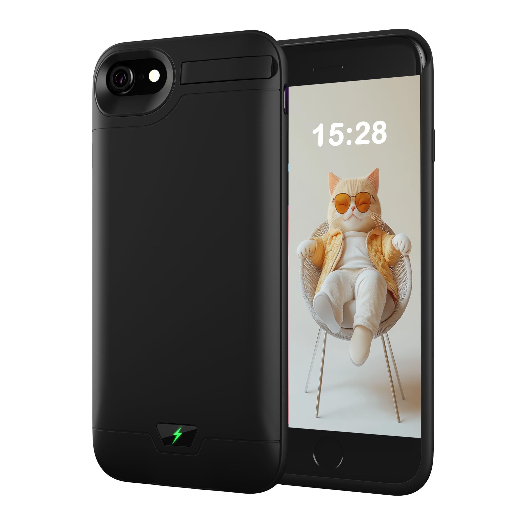 Amazon | ケース型バッテリー 薄型 iPhone 6 6s 7 8 SE2 SE3 対応