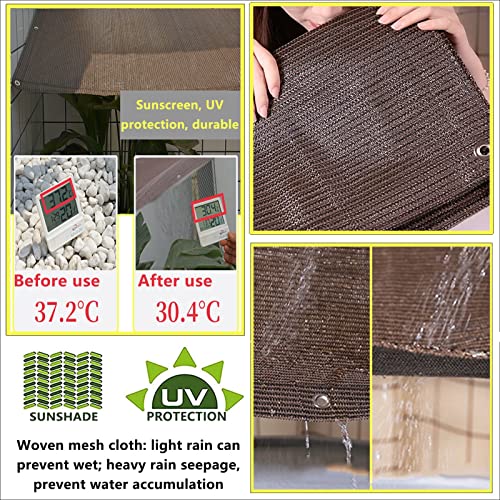 Filet de protection solaire pour balcon ombragé, solution pour bloquer la chaleur et la pluie