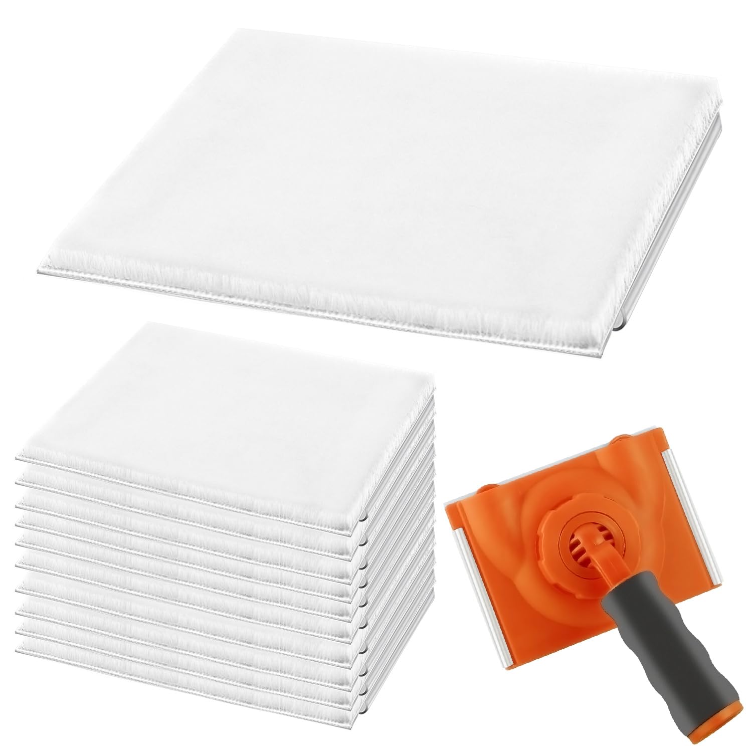 10 Pack of Paint Edger Replacement Pads Pad Refills for Edge Paint Brush Paint Edger Tool for Walls for Corner Painter and Trim Painting Tool