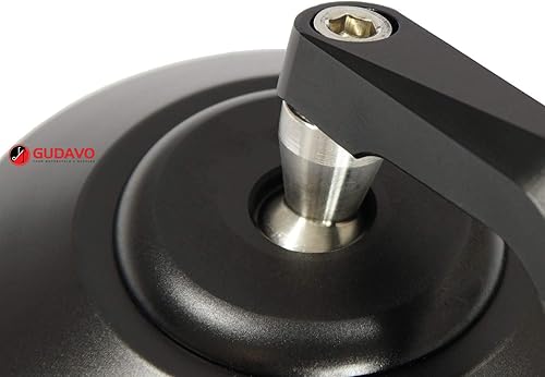 Miniatura 5 de Retrovisores laterales compatibles con Triumph APRILIA DUCATI HONDA HUSQVARNA KAWASAKI MOTO GUZZI SUZUKI TRIUMPH YAMAHA BUELL (negro)