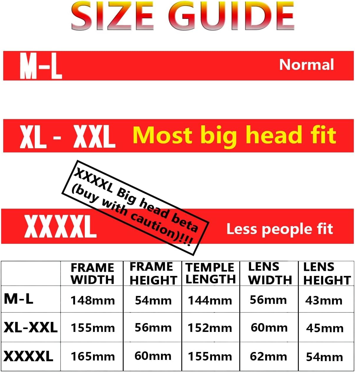 MAXJULI Polarized Sunglasses for Big Heads Men Women 8023 - Image 3