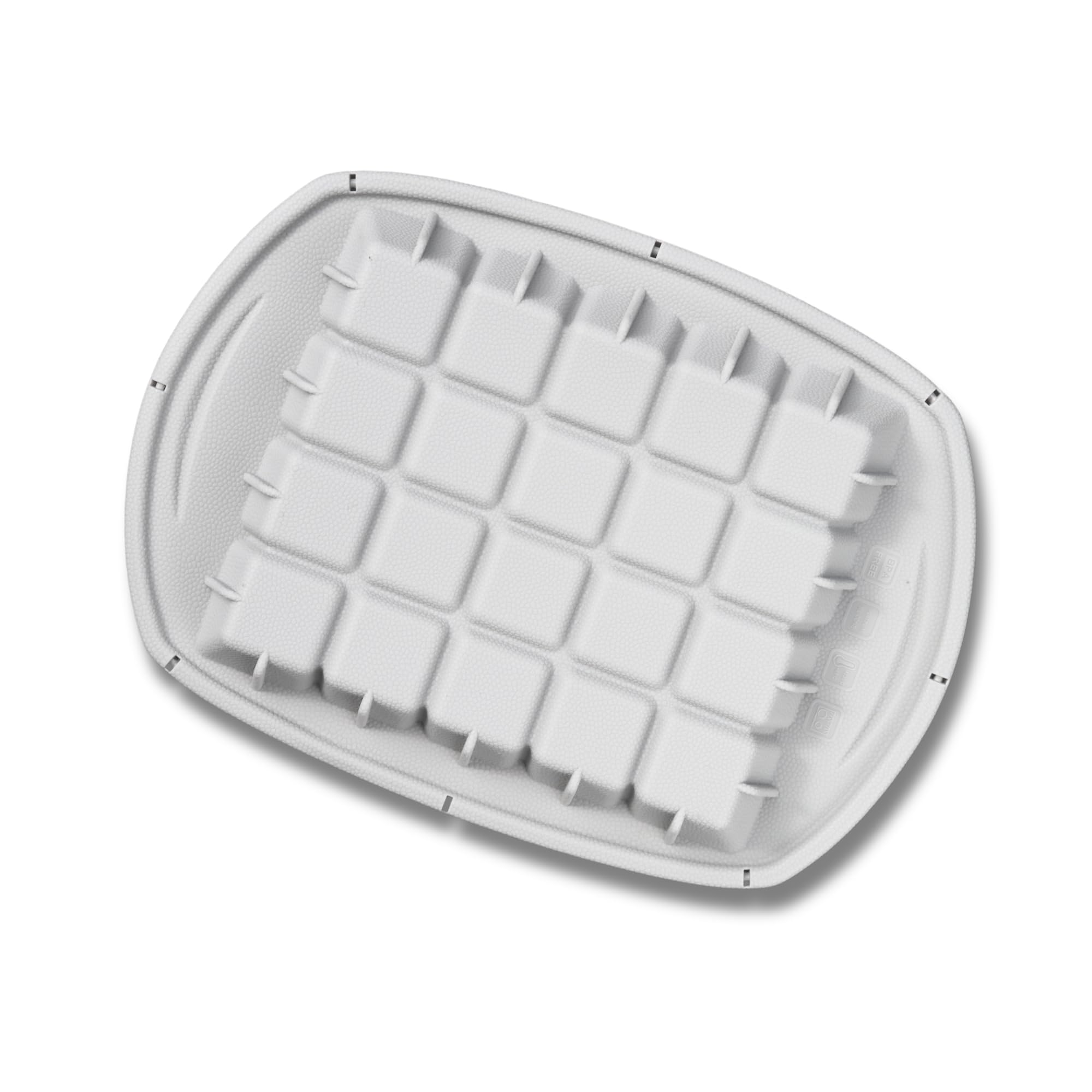 Stampo Per Mini Torte A 3 Scomparti AKENZ: Antiaderente, Versatile Per Dolci E Salati, Versione 2.0