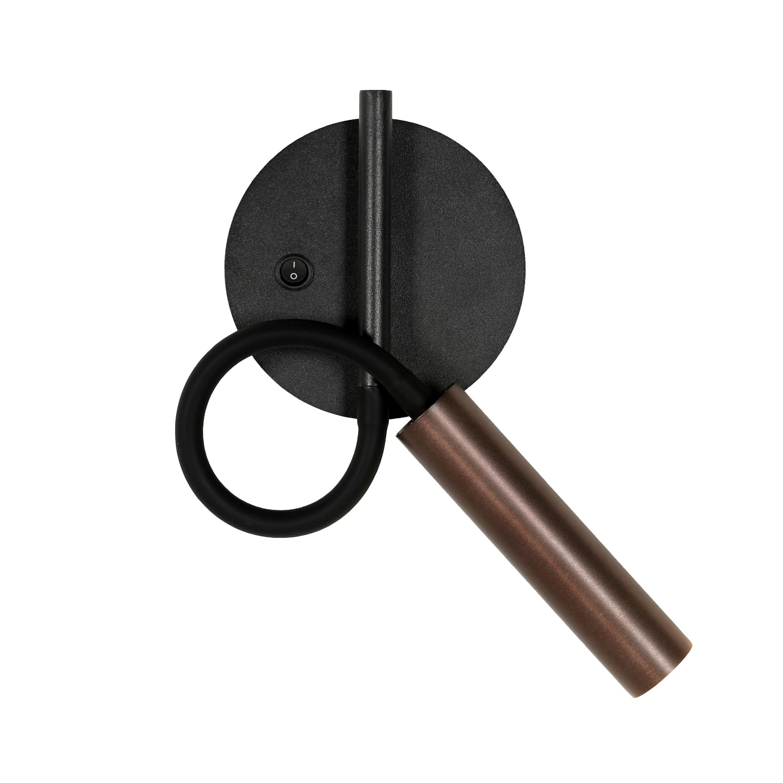 Tealight Leselampe Wandmontage, LED Wandleuchte Innen, Reading Lamp, Leselampe Wand, Neutrales 4500K, Bett Leselicht 360° Schwenkbar Schwanenhals Lampe aus Metall für Nachttisch Schlafzimmer (Bronze)