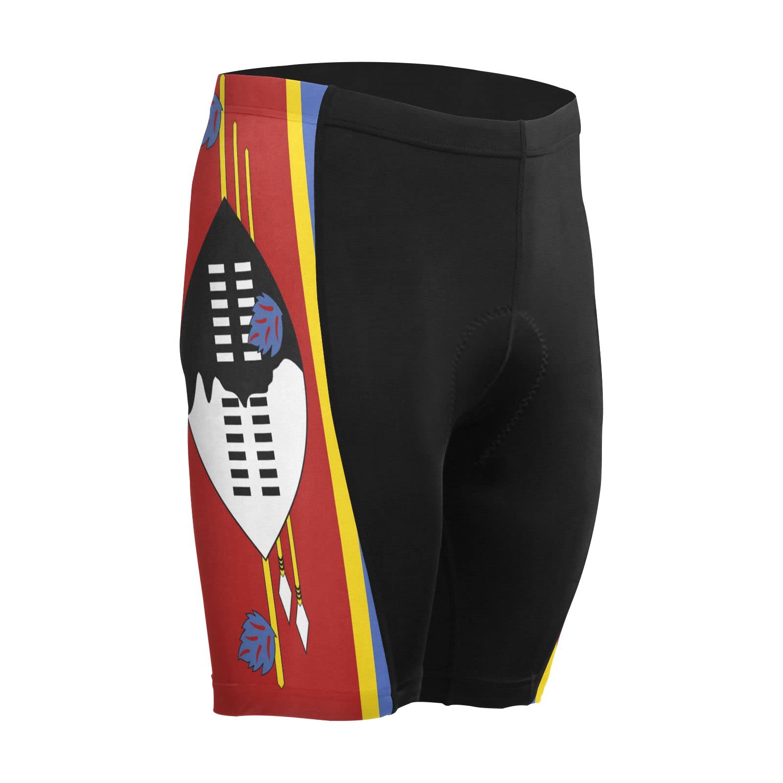 Swaziland Flag Men's Bike Shorts Padded Cycling Bicycle Biking Shorts Tight Multicolor