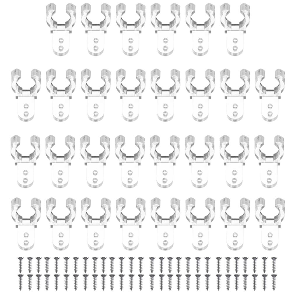 Amazon.com: Tvoip 100 Pieces 1/2 Inch LED Rope Light Clips Holder with ...