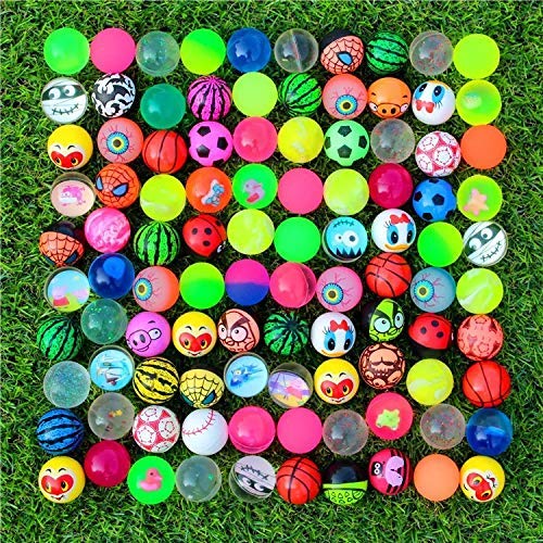 Bouncy Balls, 30 stuks Flummis springballen, verschillende kleurrijke 30 mm hoge bouncing ballen, feestzakvullers voor… - Image 7