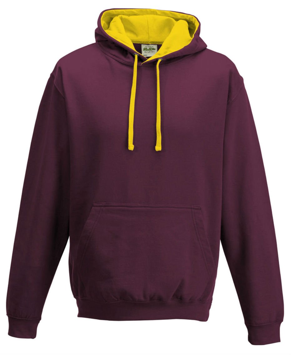 Just Hoods Varsity Hooded Sweatshirt - Multicolour - L