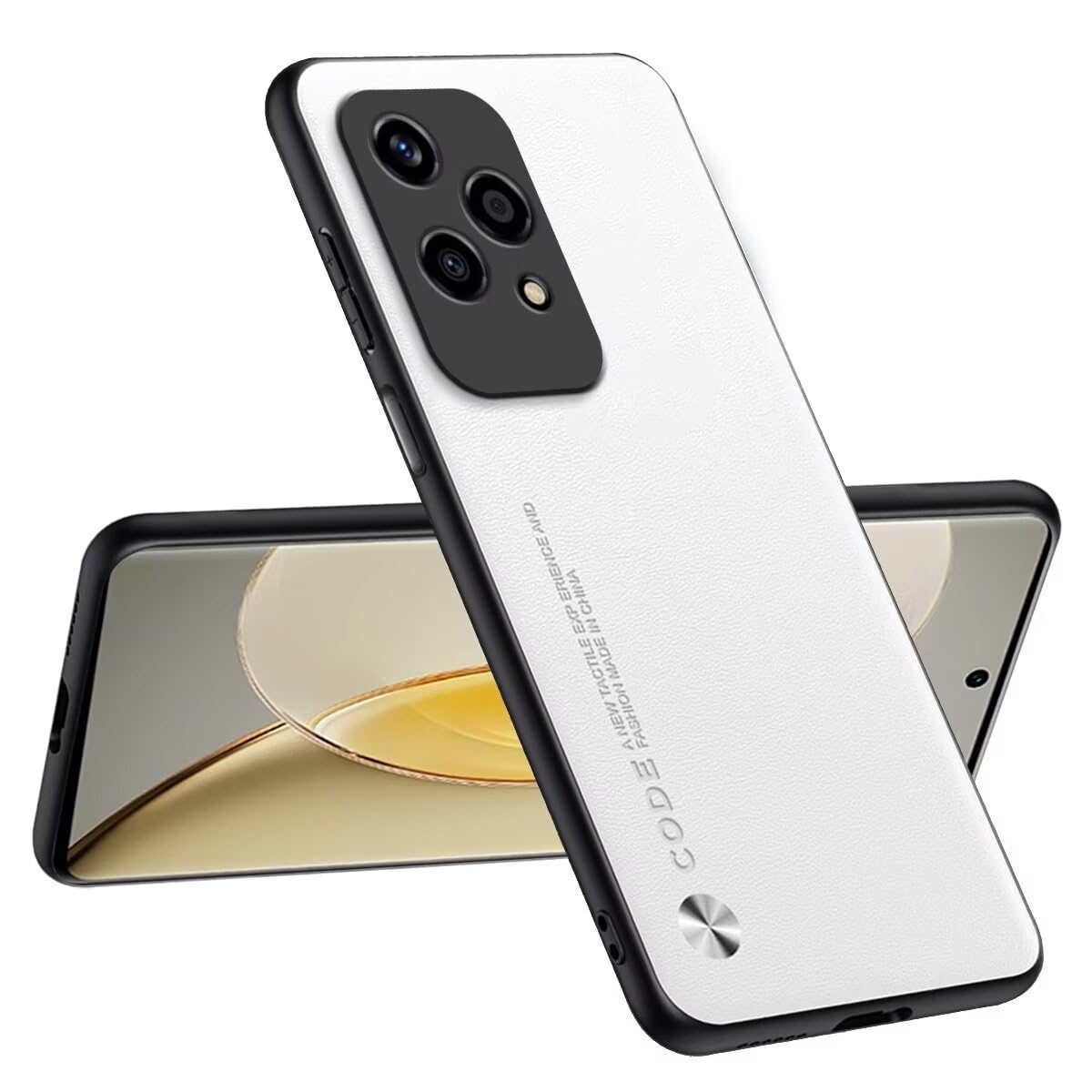 Topme Phone Case Compatible with HONOR 200 Lite 5G (6.7") - Secure and Stylish Protection - White