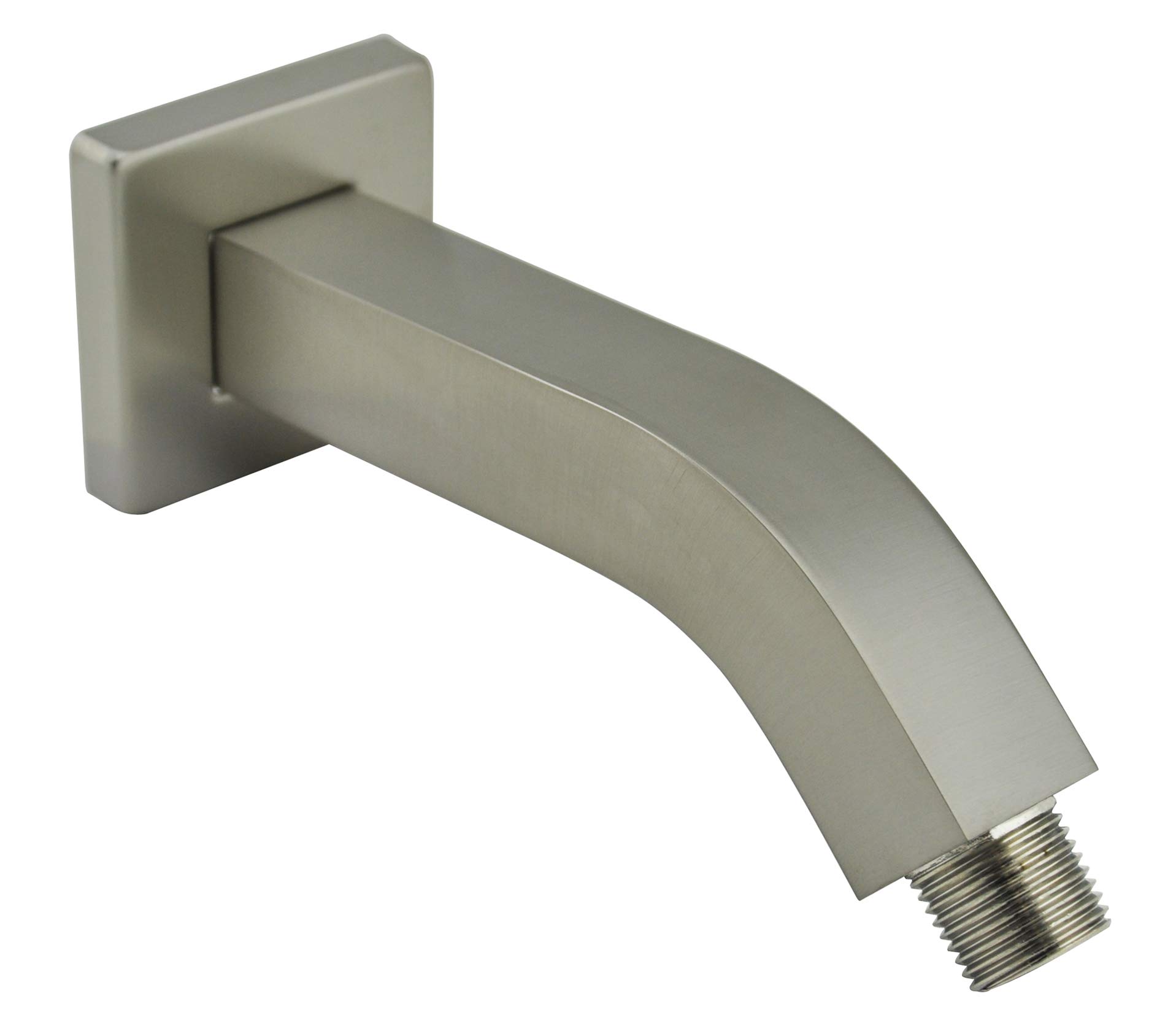 Buy Aquaiaw Shower Arm and Flange, 6 inch, Solid Brass, Square, Both