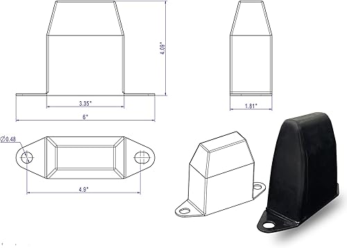 Miniatura 8 de Tope de suspensión trasera de 3 pulgadas, parachoques de resorte de hoja para Ram 1500 2500 3500 1997-2002, Cherokee XJ 1987-2001, 2004-2012