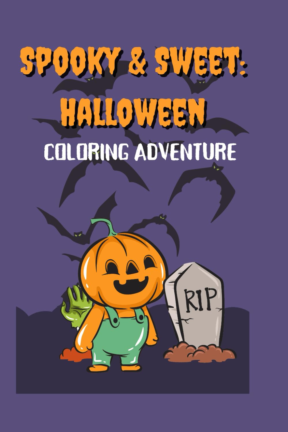 Spooky & Sweet: A Halloween Coloring Adventure