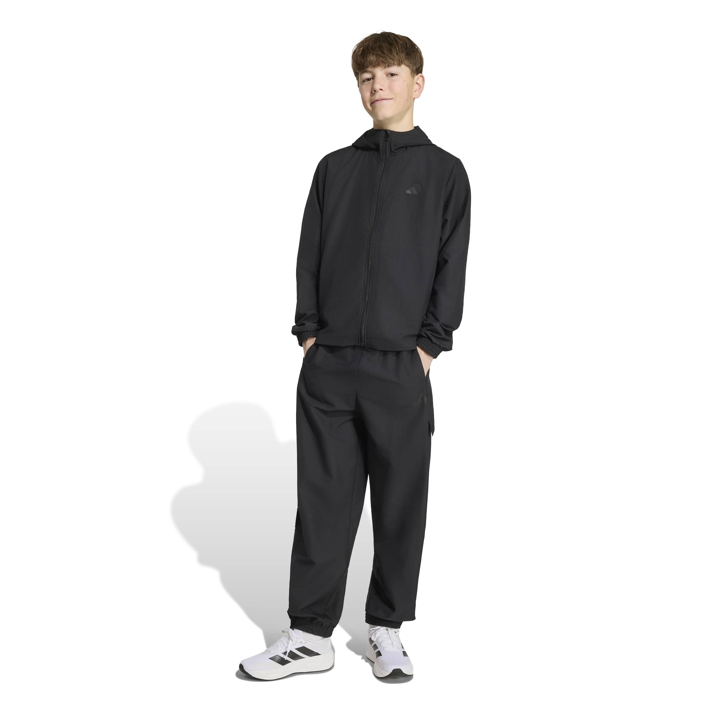 adidas Tuta da ginnastica unisex per bambini, in tessuto, per le stagioni (confezione da 1)