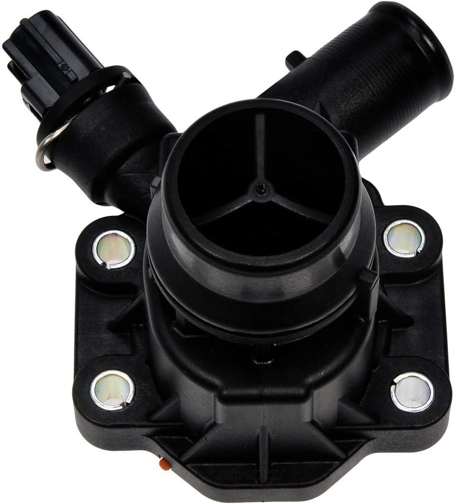 APDTY 142082 Engine Coolant Thermostat With Housing Seal & Temperature Sensor
