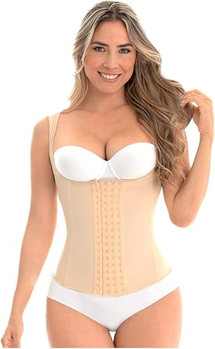 Fajas MYD C-4055 Fajas Colombianas Reductoras y Moldeadoras Chaleco de Compresión Shaper para Mujer