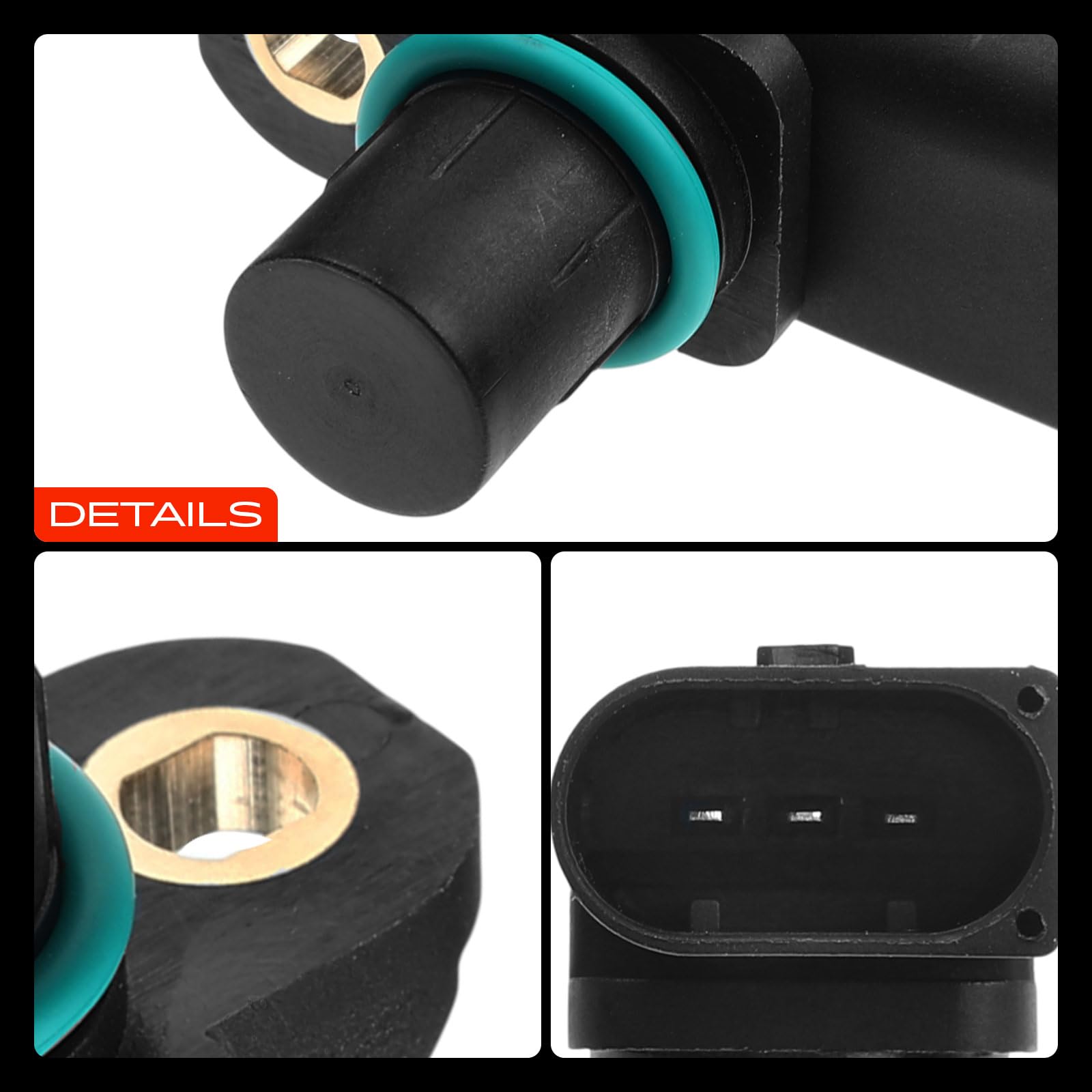 Frankberg Sensore Posizione Albero a Camme 3-Poli Compatibile con Serie 5 Touring E61 X5 E70 Serie 5 E60 X6 E71 E72 X3 E83 Replace# 7792256