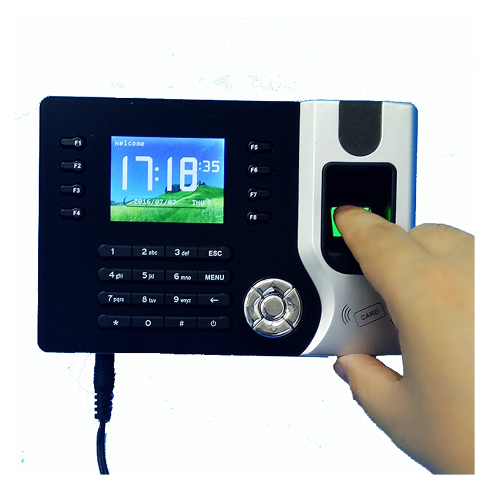 CUDTAPI TCP/IP Biometric Fingerprint Time Clock Recorder Attendance Employee Electronic Punch Reader Machine