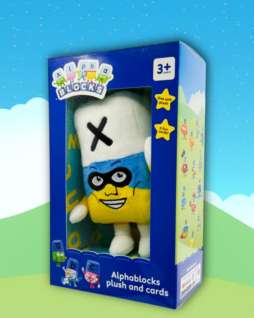 Antertoys Alphablocks Plush & Cards (Alphablocks X)